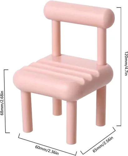 Miniatura 2 de Soporte para teléfono celular para silla de bricolaje, soporte para teléfono celular de color caramelo, soporte de teléfono de mesa