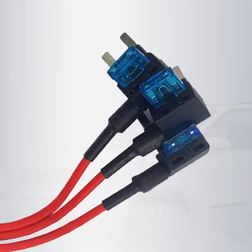 Miniatura 6 de 5 unids 12V Adaptador de grifo de fusible para automóvil de 12 V, mini ATM APM, portafusibles de hoja para automóvil y motocicleta (negro)