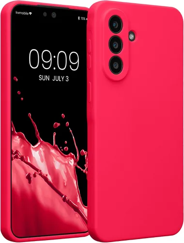 Miniatura 44 de kwmobile Funda compatible con Samsung Galaxy A13 4G - Funda delgada de silicona TPU - Acabado suave al tacto - Amarillo radiante