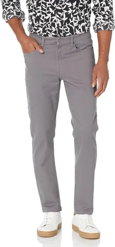 Miniatura 10 de Amazon Essentials - Pantalones ajustados para hombre, diseño de sarga elástica con 5 bolsillos