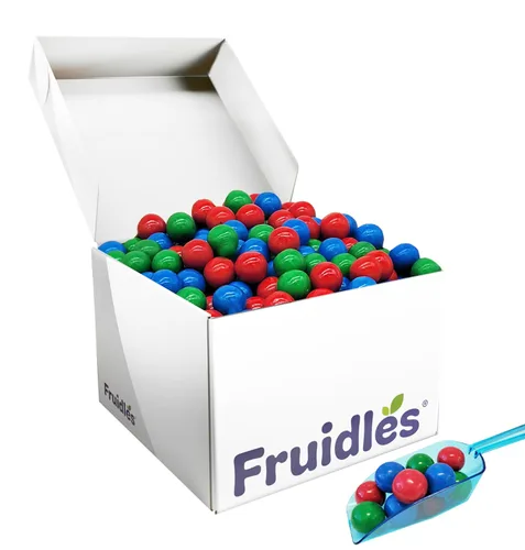 Miniatura 7 de Fruidles Blow Pop - Bolas de goma de mascar saborizadas para bufé, recambios de tamaño de máquina, certificado Kosher Parve, 1 pulgada (1 libra)