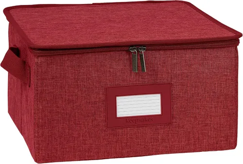 Miniatura 70 de Covermates Keepsakes - Juego de cajas de almacenamiento con cierre de cremallera, paquete de 3 cubos organizadores de poliéster resistente, diseño