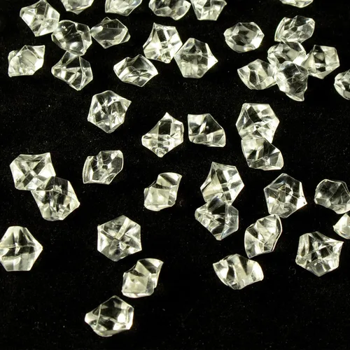 Miniatura 2 de 820 piezas de hielo falso azul, 0.43 x 0.55 pulgadas, 1.1 libras de piedras preciosas de cristal acrílico para decoración, fotografía, relleno