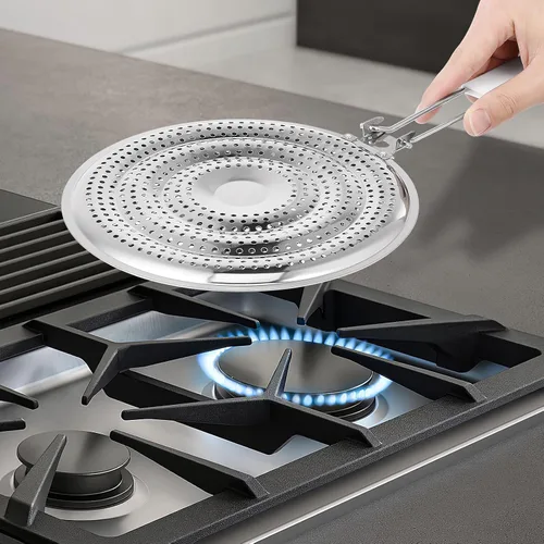 Miniatura 2 de DECHOUS Soporte para ollas de estufa Almohadilla de aislamiento de calor Difusor de calor de placa de inducción Difusor de calor para placa