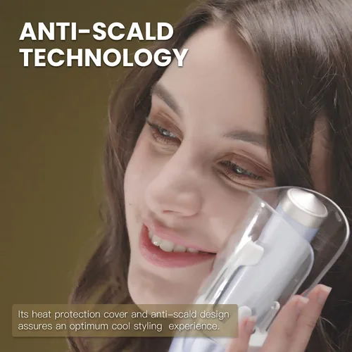 Miniatura 7 de LENA Rizador automático de cabello, rizador de pelo profesional, herramienta de peinado giratoria automática con barril iónico de cerámica y sensor