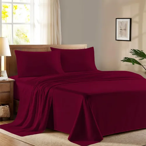 Miniatura 12 de Juego de sábanas 100% algodón egipcio para cama individual, sábanas de lujo de la serie 600 refinadas para cama de tamaño individual