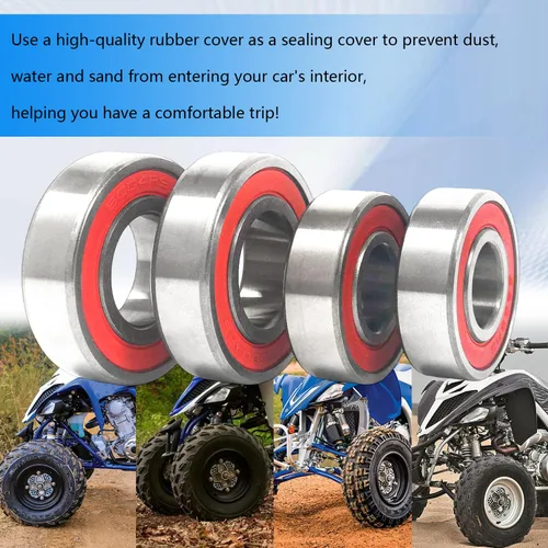 Miniatura 2 de Kit de sellos de rodamiento de rueda delantero y trasero para Yamaha Raptor 700 YFZ450 YFZ450R YFZ450X 2006-2023 (16 piezas)