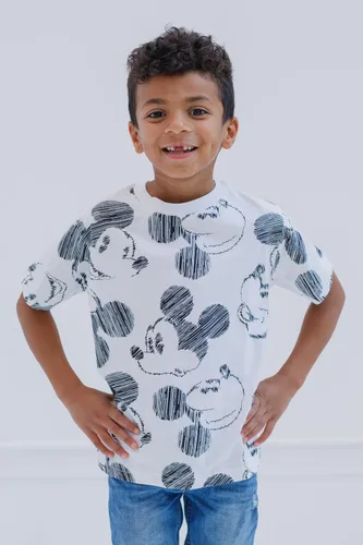 Miniatura 2 de Disney Pixar Toy Story Mickey Mouse Woody Rex Buzz Lightyear Slinky Dog - Paquete de 2 camisetas para niños pequeños y grandes