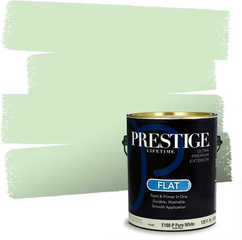 Miniatura 98 de PRESTIGE Pintura exterior e imprimación en uno, aloe, plano, 1 galón