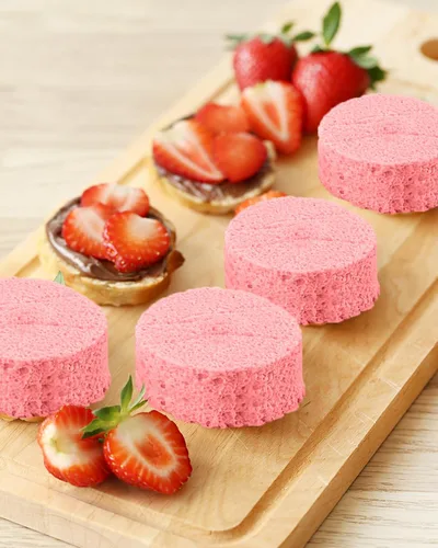 Miniatura 5 de Molde redondo para fondant de pan, molde de silicona artificial para alimentos, moldes de vela en forma de tostada, moldes de jabón esponjosos