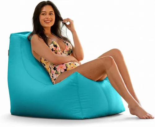 Miniatura 22 de Jaxx Juniper - Puf para exteriores, silla de patio y sala junto a la piscina, rayas blancas y negras