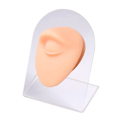 Miniatura 4 de Modelo de cejas de silicona, modelo de piezas del cuerpo de práctica de piercing, modelo de exhibición de cejas para práctica de piercing