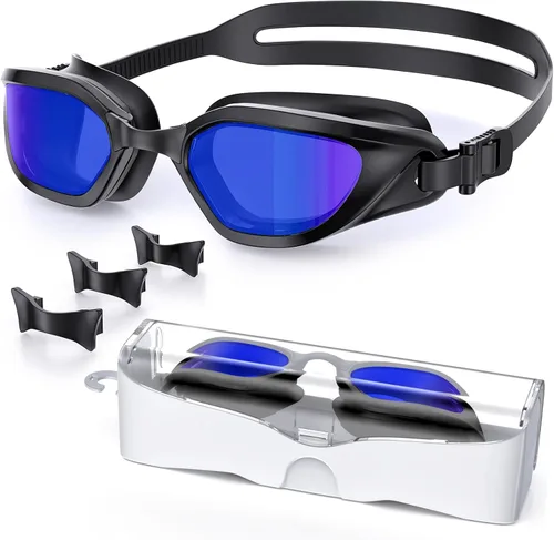 Miniatura 23 de Gafas de Natación, Gafas de Natación Unisex para Adultos Anti Niebla Anti UV Sin Fugas Visión Amplia para Hombres Mujeres Jóvenes