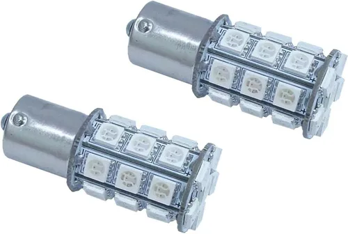 Miniatura 9 de PA 2 bombillas LED azules 13SMD 1156 para señal de giro, marcador lateral, respaldo de parada, luz trasera