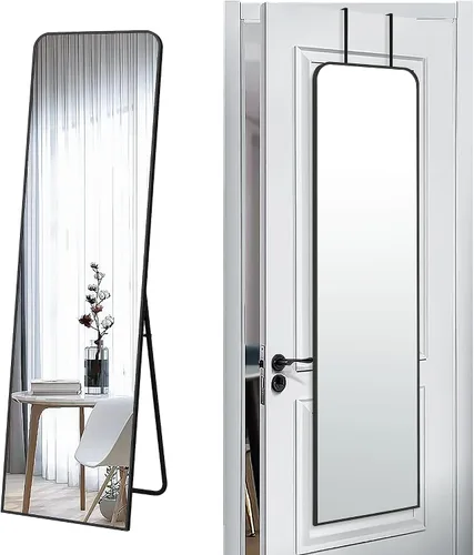 Miniatura 20 de SCWF-GZ - Espejo rectangular de longitud completa de 20x30 pulgadas, para montar en la pared, colgante o apoyado contra la pared, con marco de metal