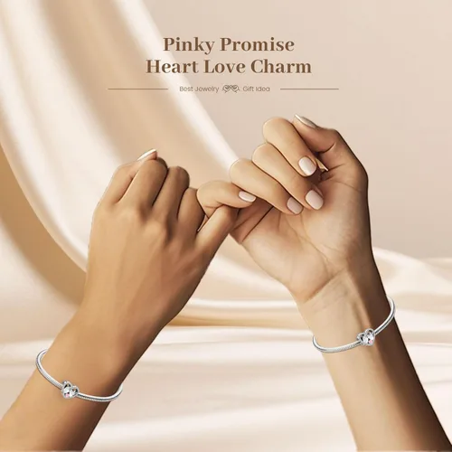 Miniatura 3 de Annmors Silver Charms for Bracelets S925 Love Heart Mom Birthday Dangle for Women Bracelet & Necklace Pendant