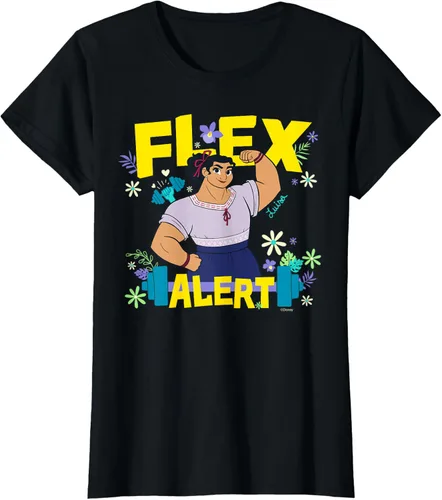 Miniatura 41 de Disney Encanto Luisa Madrigal Flex Alert Camiseta, Negro
