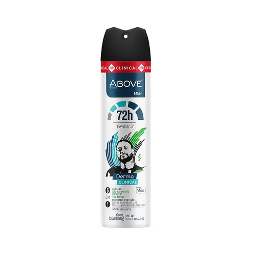Miniatura 20 de ABOVE 72 Hours Derma Clinical Desodorante antitranspirante, Neymar Jr Mujeres, 3.17 oz – Desodorante para hombres – Notas de mandarina, cacao