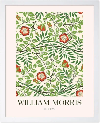 Miniatura 24 de Poster Master Póster vintage de William Morris, estampado de patrón retro de Santiago, arte de flores, arte de patrón textil, regalo para hombres