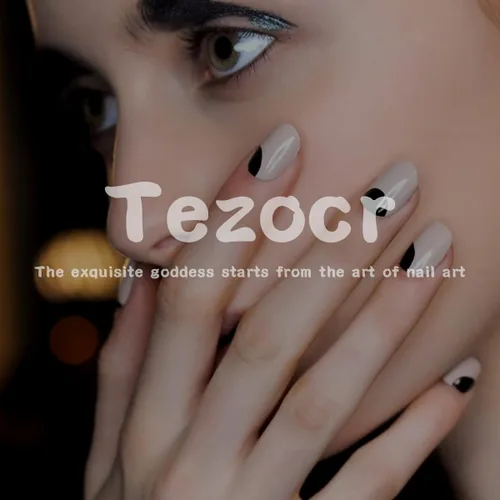 Miniatura 7 de Uñas postizas a presión con estampado de leopardo, lindas uñas postizas con dijes, uñas largas de ataúd, uñas postizas de cobertura completa
