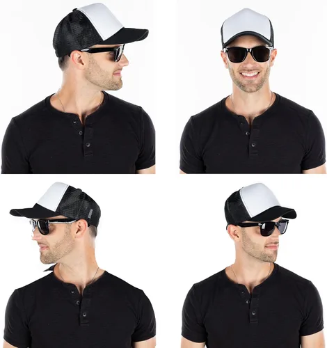 Miniatura 80 de Funky Junque Gorra de béisbol de béisbol en blanco para hombre y mujer
