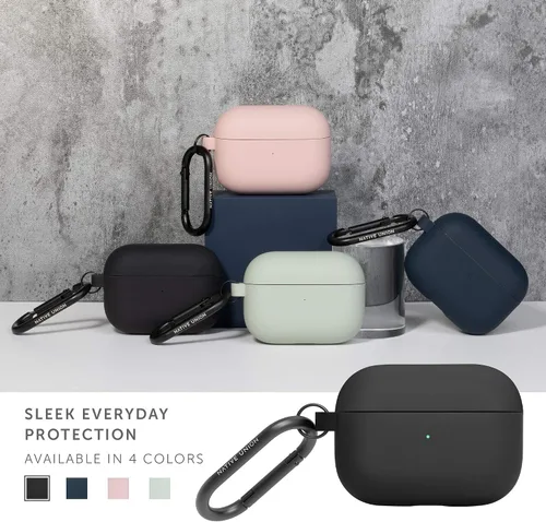 Miniatura 7 de Native Union Roam - Funda para AirPods Pro, funda de silicona líquida sedosa y mate, compatible con AirPods Pro, Airpods Pro 2 (negro)
