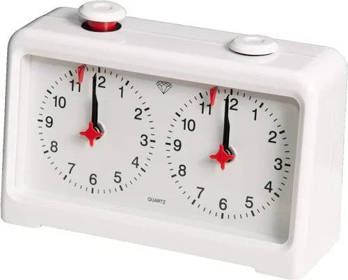 Miniatura 5 de The House of Staunton Reloj de ajedrez analógico de cuarzo diamante Azul claro
