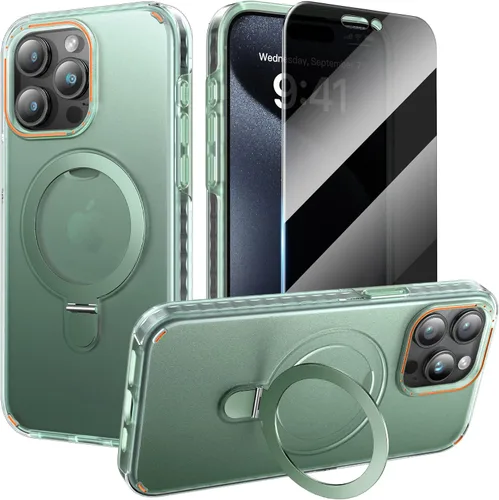 Miniatura 58 de Diaclara Funda diseñada para iPhone 12 Pro Max, [con protector de pantalla de privacidad] [antiespía] [protección contra caídas de grado militar]
