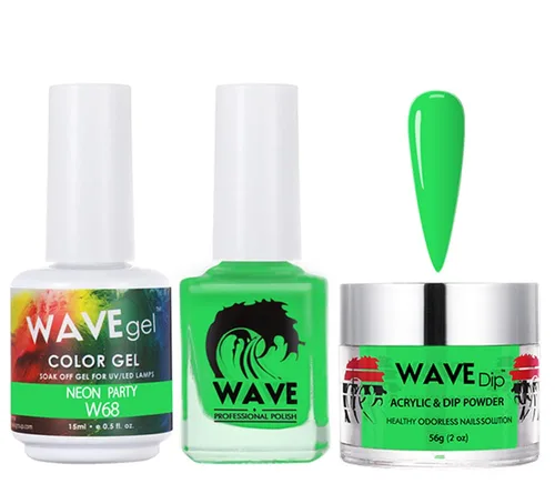 Miniatura 78 de WAVEGEL - Juego de gel de remojo, laca de uñas y polvo acrílico a juego - Colección Simplicity - #P109 Blizzard