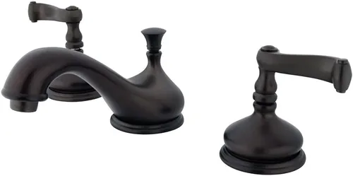 Miniatura 5 de Kingston Brass KS1162FL Royale - Grifo de lavabo generalizado, latón pulido, centro ajustable de 8 pulgadas