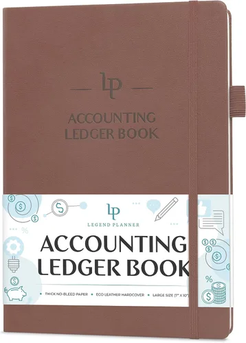 Miniatura 7 de Libro de Registro de Contabilidad Legend – Libro de Registro de Contabilidad de Tapa Dura para Pequeñas Empresas y Uso Personal – Libro Columnar