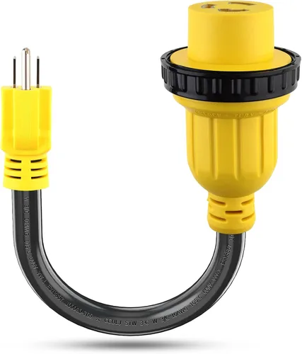 Miniatura 10 de Cable Adaptador de Alimentación NEMA TT-30P Macho a 14-50R Hembra Enchufe Power Dogbone con Mango de Agarre Adaptador Eléctrico Resistente