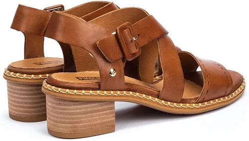 Miniatura 5 de PIKOLINOS Sandalias de tacón de cuero BLANES W3H