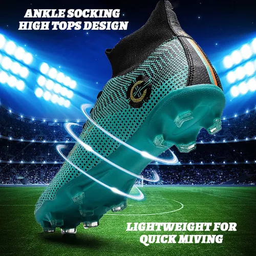 Miniatura 3 de Zapatos deportivos de fútbol para niños y hombres, tenis de fútbol para equipo de fútbol, ligeros, para correr, al aire libre, cómodos
