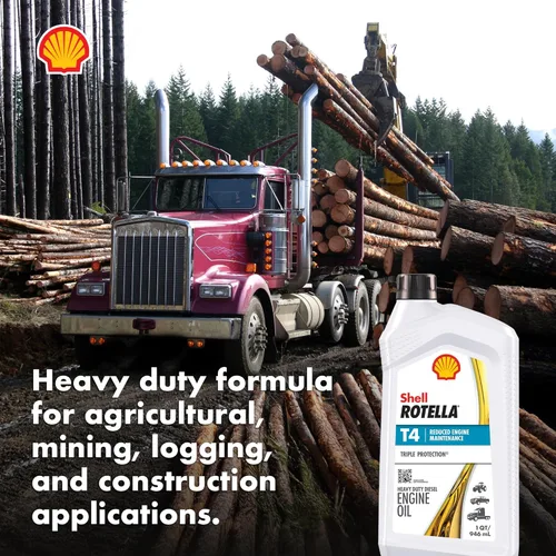 Miniatura 5 de Shell Rotella T4 Triple Protection 15W-40 Aceite de motor, 1 cuarto de galón (paquete de 6)