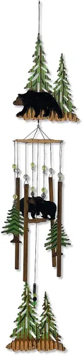 Miniatura 4 de Sunset Vista Designs Wilderness Wonders - Campanilla de viento rústica para cabaña, tamaño mediano