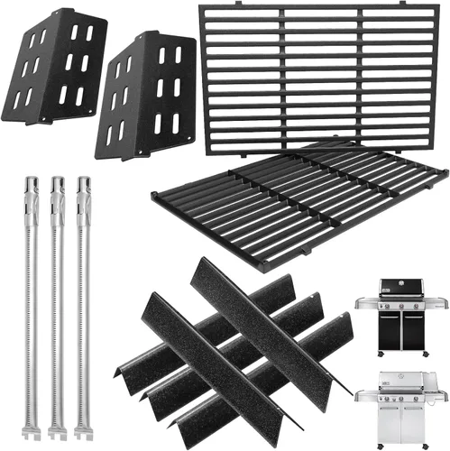 Miniatura 14 de Kit de Piezas de Parrilla para Weber Genesis 300 310 330 Piezas de Parrilla para Weber Genesis E330 E310 S310 S330 EP330 EP310 S320 E320 Piezas