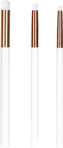 UNIMEIX Brocha seca para pintura en miniatura, pinceles de pintura en miniatura, pinceles de mezcla para detalles de pasatiempos, para modelo, Blanco