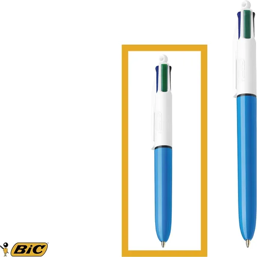 Miniatura 5 de BIC Paquete de 4 bolígrafos retráctiles con cuatro colores de tinta (2 mini, 2 originales)