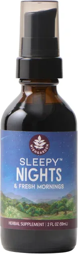 Miniatura 9 de WishGarden Herbs Sleepy Nights Suplemento de hierbas para dormir, pasiflor, lúpulo y Scullcap, gotas naturales para ayudar al sueño, apoya el ciclo