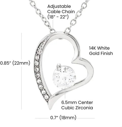 Miniatura 6 de LEXPO Para Mi Hermosa Esposa - Collar Regalo Personalizado Para Esposa, Novia, Pareja, Amor, Aniversario, Cumpleaños, Celebración - FL129