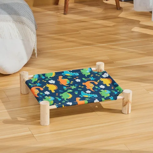 Miniatura 5 de Cat Hammock Bed - Removable Pet Cot, Wood Elevated Cat Bed, Breathable Sleeping Hammock, Indoor Outdoor Pet Lounge for Home Living Room Apartment B