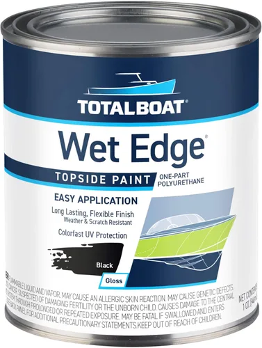 Miniatura 41 de TotalBoat Wet Edge Topside Pintura Marina de Poliuretano Premium Recubrimiento para Barcos, Casas Rodantes, Molduras Exteriores, Fibra de Vidrio