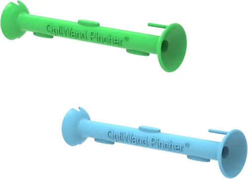 OptiWand Pincher - Paquete de 2 herramientas portátiles de extracción e inserción de lentes de contacto suaves de goma de silicona, aplicador y
