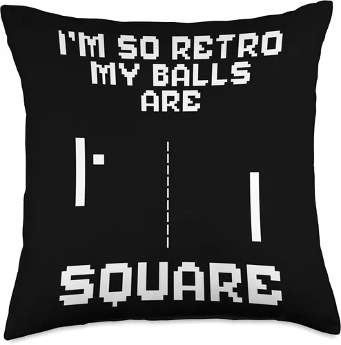 Miniatura 4 de Pixel Art 80s Arcade Video Game I'm So Retro Humor Meme Throw Pillow