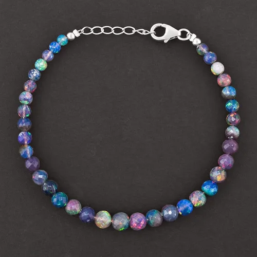 Miniatura 10 de Multi Gemstone Dainty Choker Bracelet