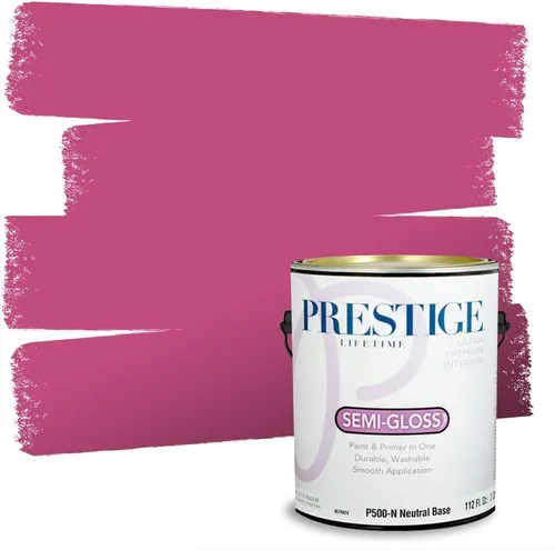 Miniatura 83 de Prestige Paints - Pintura exterior e imprimación en uno, 1 galón, plano, E500-P-A011GP