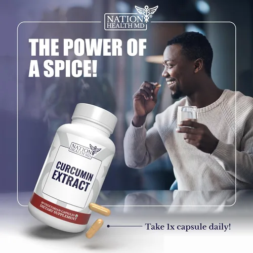 Miniatura 2 de Extracto de curcumina – Suplemento de cúrcuma – Cúrcuma de alta absorción para apoyo a la salud inmune y salud de las articulaciones – Curcuminoides