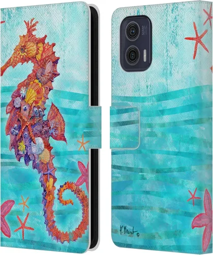 Miniatura 9 de Head Case Designs Officially Licensed Paul Brent Agate Mermaid Coastal Leather Book Wallet Case Cover Compatible with Motorola Moto G73 5G