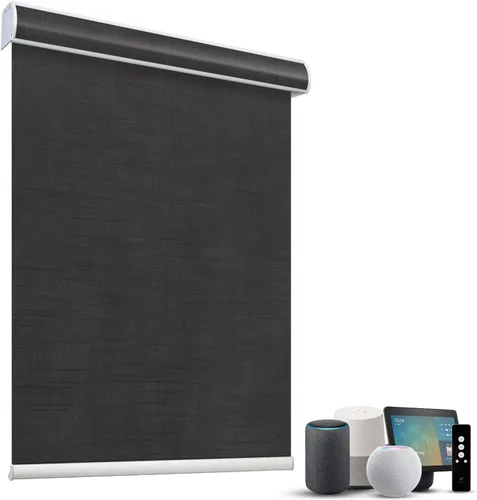 Miniatura 8 de SmartWings Persianas Motorizadas con Sombras para Ventana Control Remoto Funciona con Thread Apple Homekit Z-Wave Alexa 100% Blackout de Doble Cara